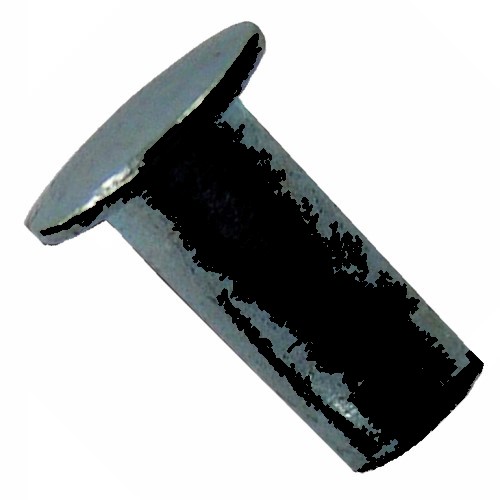 R4012 X 0.281 SEMI-TUBULAR RIVET AL/BLACK ANODIZE